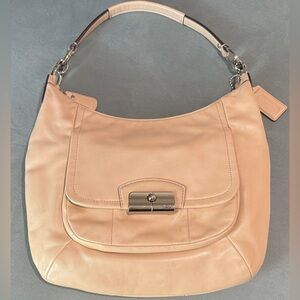 Coach Kristin bag model B 1375-F22306 in Ivory & Silver GUC